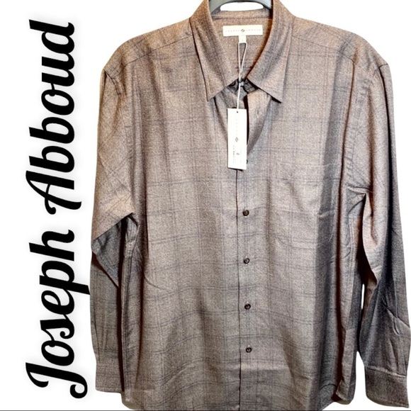 NWT JOSEPH ABBOUD Long Sleeve Button Down Shirt, Size Small - Picture 1 of 7